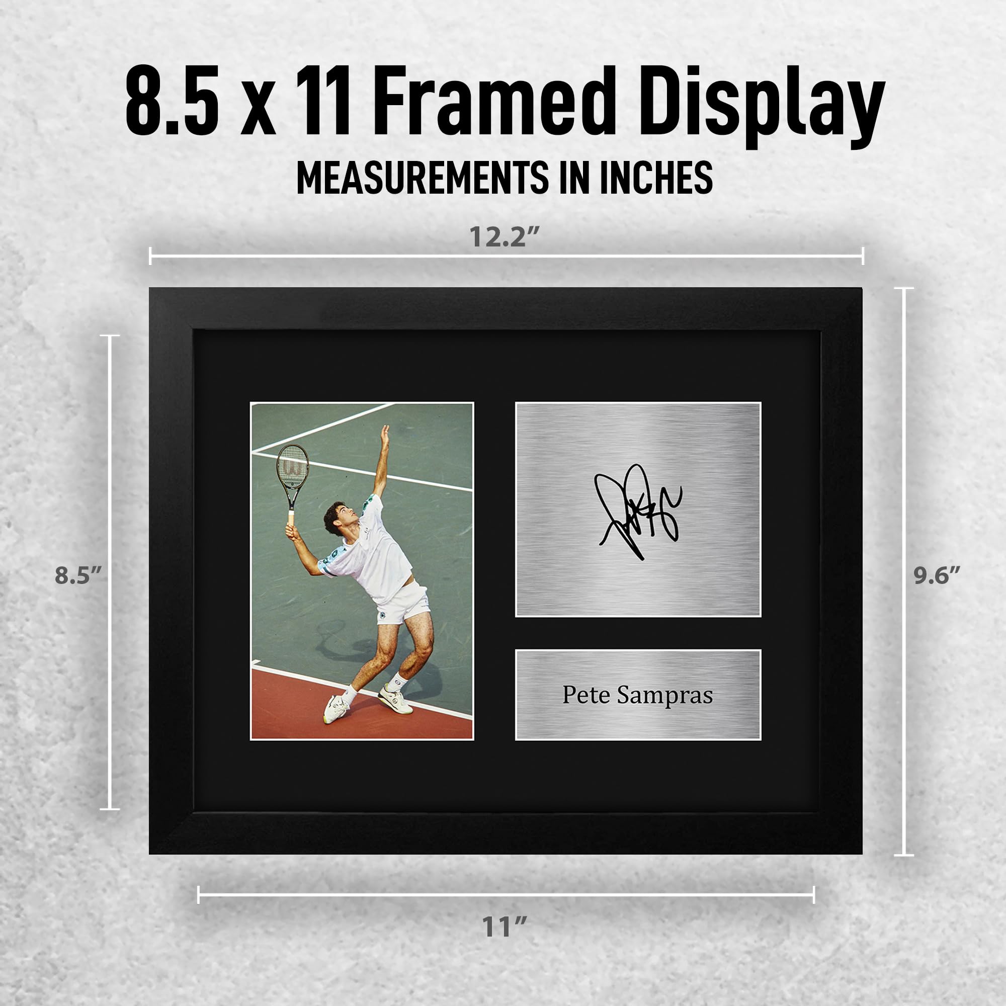 Amazon.com: HWC Trading Pete Sampras Gifts Printed Signed